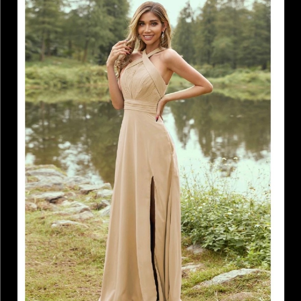 Hebo high neck dress